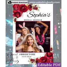 Red Roses Photo Booth Frame template,(16) Red Roses Photo Booth Frame template,(16)